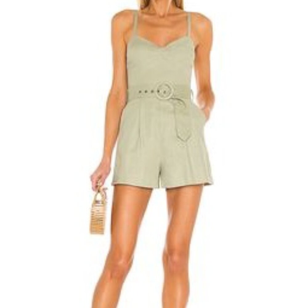 House of Harlow Nicola Romper Sage